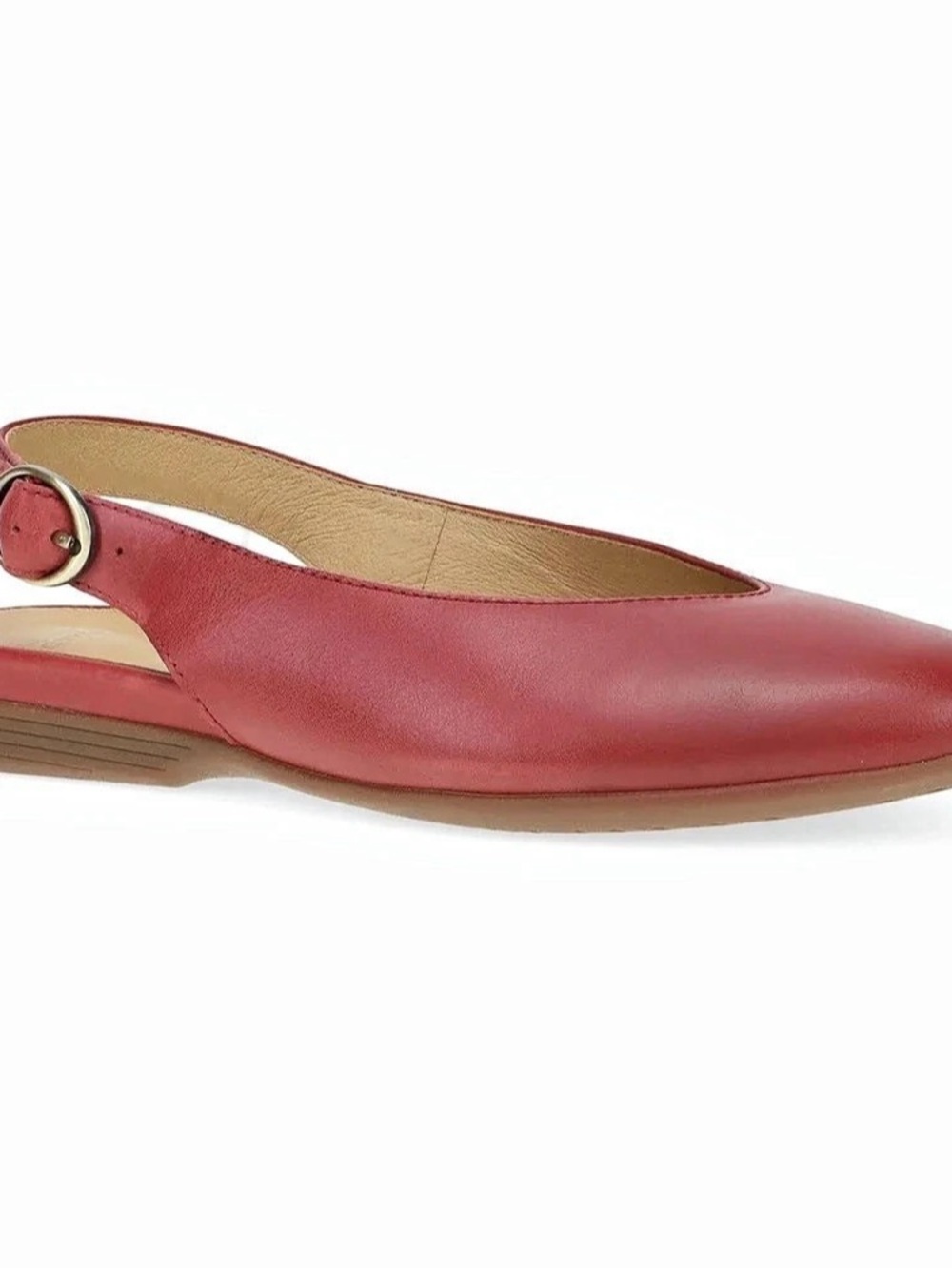 Dansko Lea Red Slingback Flats